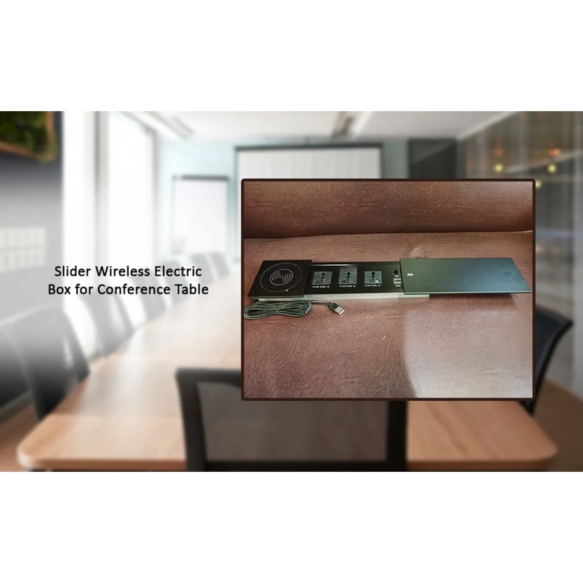 Ultralight Wireless Charging Floor Box (STS-SC02) - Image 6