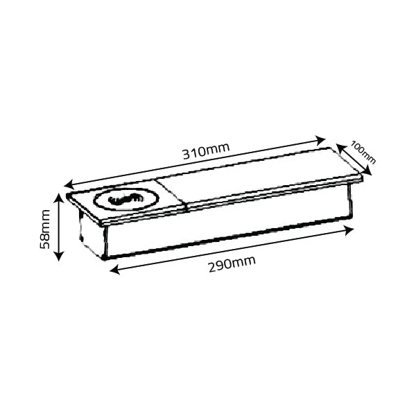 Ultralight Wireless Charging Floor Box (STS-SC02) - Image 8